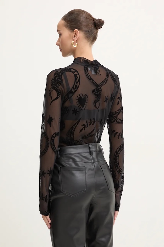 Oblečení Body Never Fully Dressed Swallow Romance Bodysuit NFDTO1385 černá