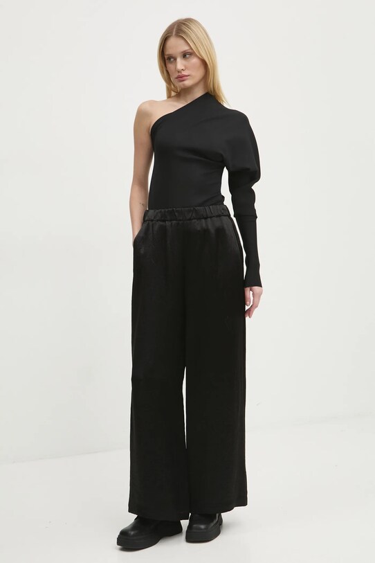 Блузка Rick Owens Lilies LI02D5220NEOS чорний AW24