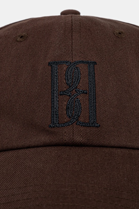 By Malene Birger șapcă de baseball din bumbac AUBRIELI 102474 maro AW24