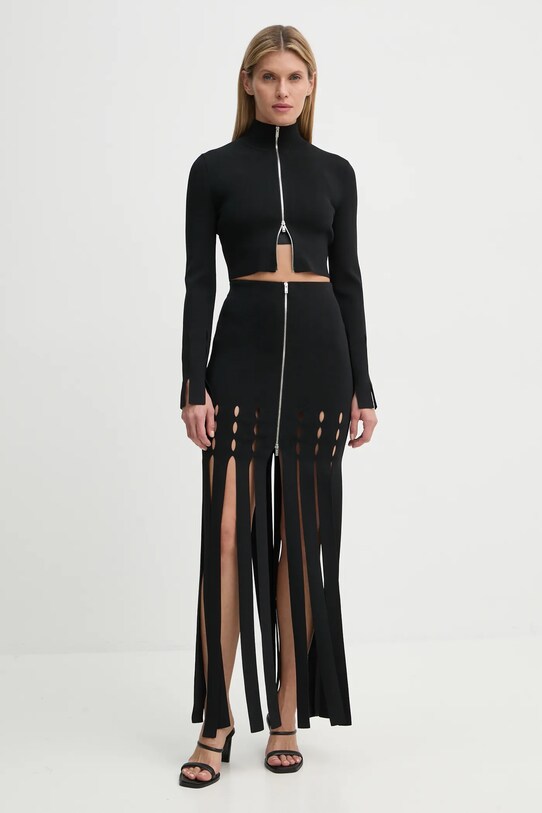 Nanushka kardigan IZAN NW24FWSW46800 czarny AW24