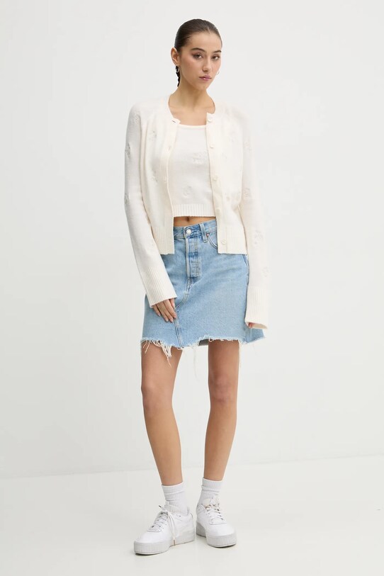 Abercrombie & Fitch pulover KI150.4293.178 bej AW24