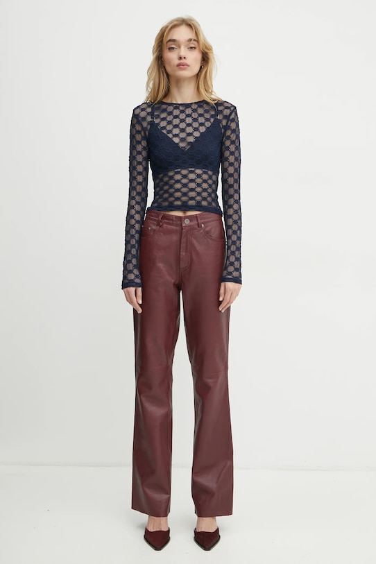 Blúzka Bardot ADONI 59741TB tmavomodrá AW24