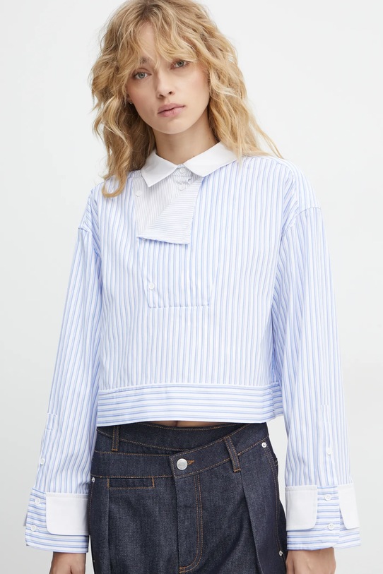MUNTHE bluzka SPACE niebieski 244101424424