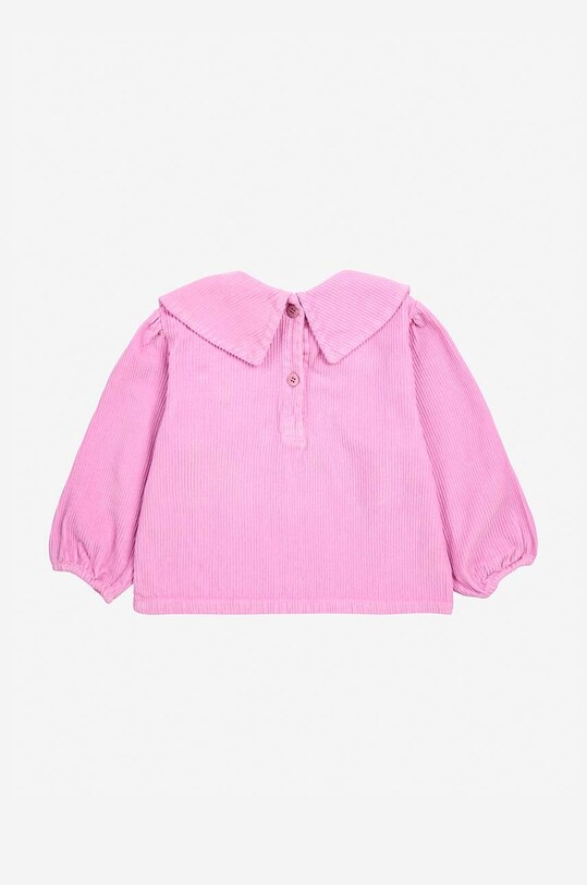 Bobo Choses bluza din bumbac pentru bebelusi Funny Ghost 224AB047 roz AW24