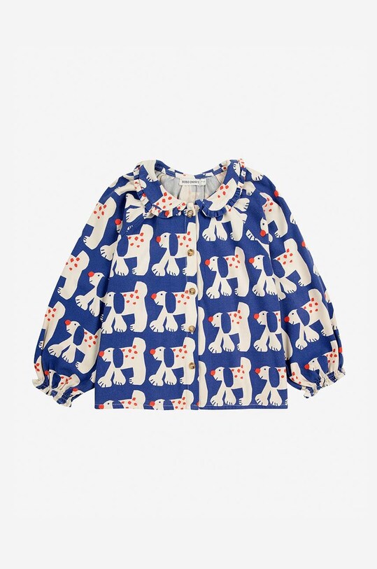 Bobo Choses bluza copii Fairy Dog 224AC029 bleumarin AW24