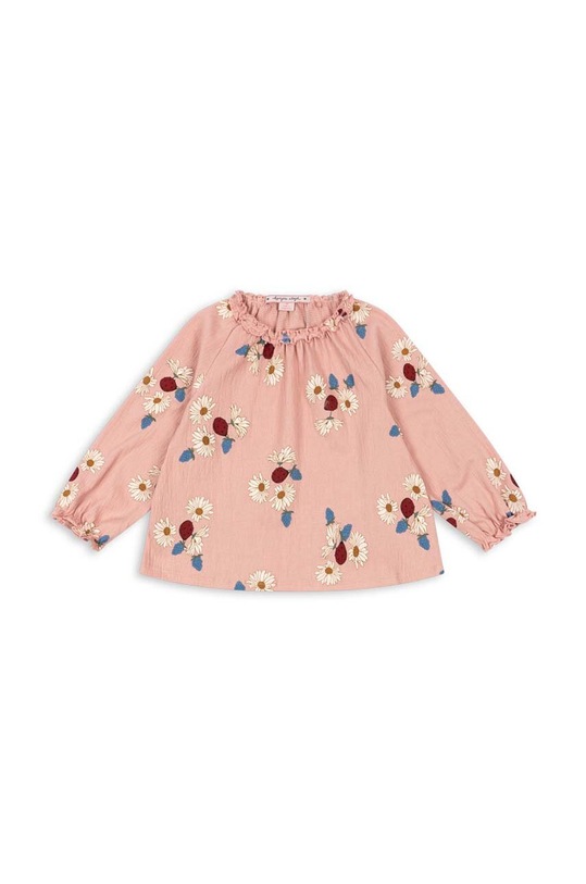 Konges Sløjd bluza copii CHLEO BLOUSE OCS flori roz KS101456