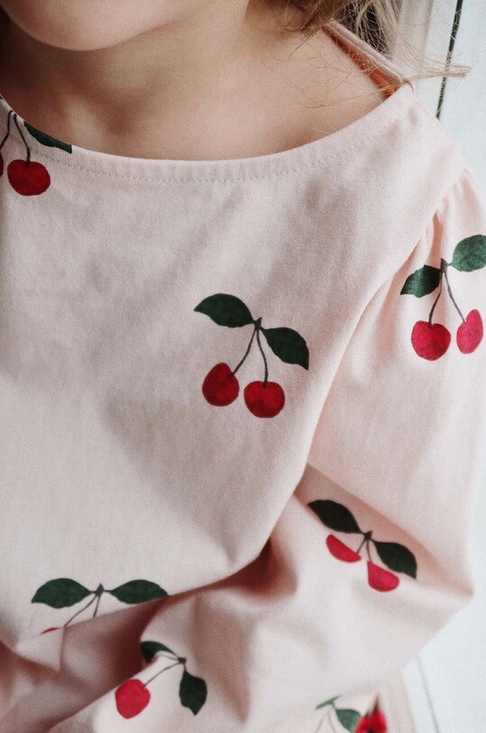 Konges Sløjd bluza de bumbac pentru copii DREY SLIT TEE GOTS KS101490