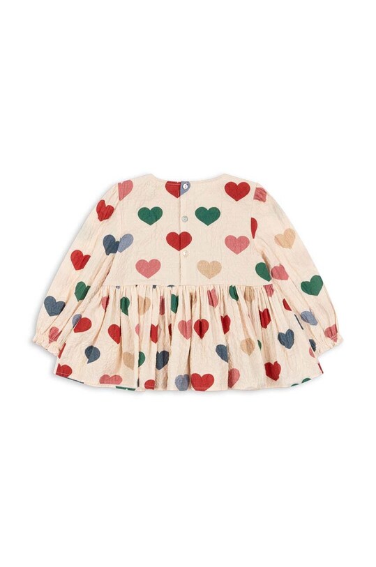 Konges Sløjd gyerek blúz pamutból ELIN BLOUSE GOTS KS101495 bézs AW24