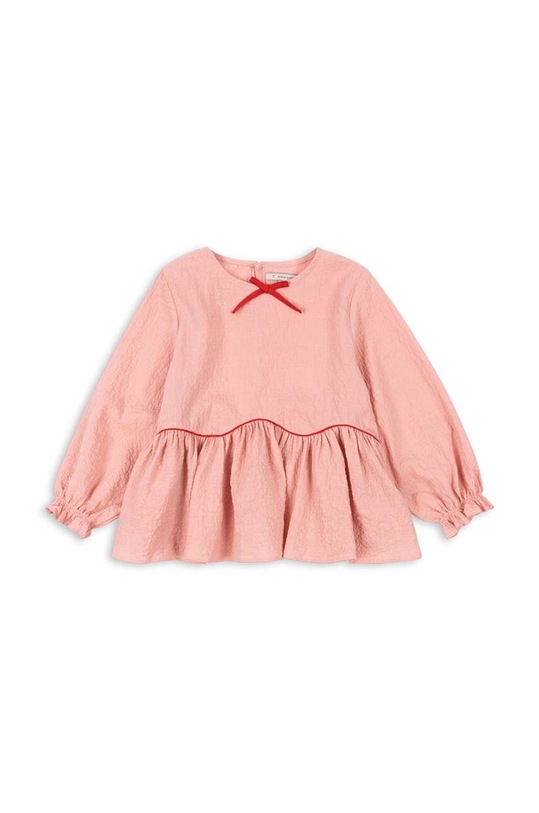 Konges Sløjd bluza copii AVA BLOUSE GOTS uni roz KS101762