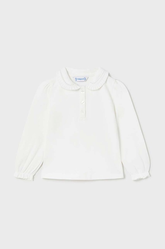 Kojenecká halenka Mayoral s elastanem bílá 104.4D.Baby.9BYH