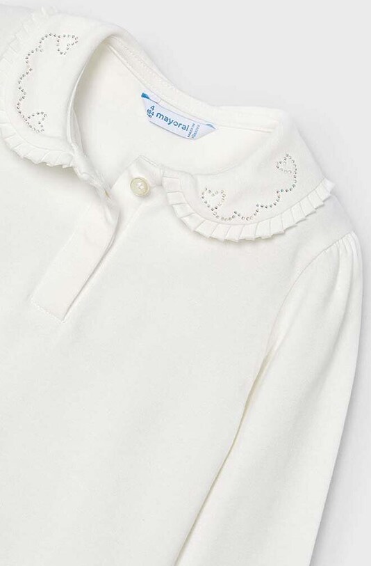 Детская блузка Mayoral 131.6B.Mini.9BYH бежевый AW24