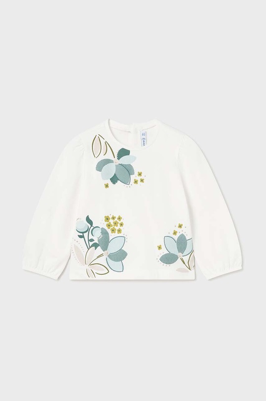 Bavlnená blúzka pre bábätká Mayoral bavlna béžová 2053.4K.Baby.9BYH