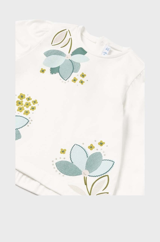 Bavlnená blúzka pre bábätká Mayoral 2053.4K.Baby.9BYH béžová AW24