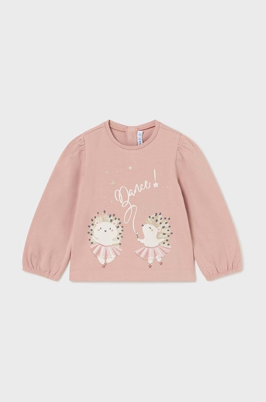 Mayoral bluza din bumbac pentru bebelusi print roz 2053.4K.Baby.9BYH