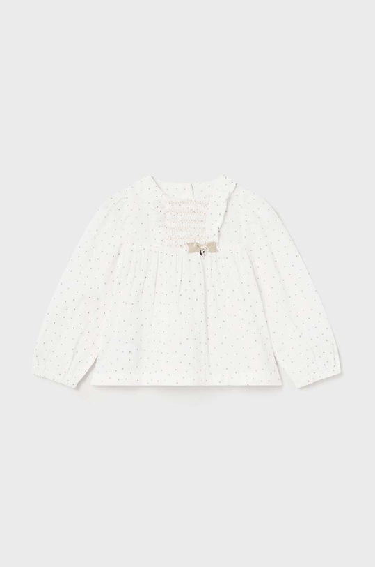 Mayoral bluzka bawełniana dziecięca wzorzyste beżowy 2195.4E.Baby.9BYH