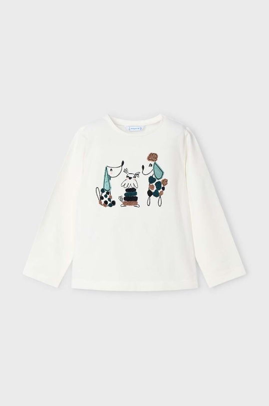 Dječja bluza Mayoral natpis bež 4070.6F.Mini.9BYH