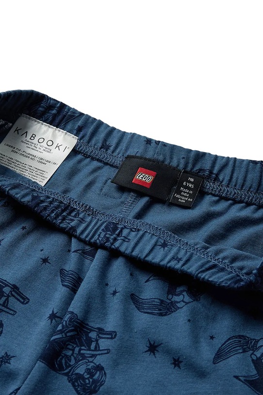 Детска памучна пижама Lego LWARIS 710 тъмносин 12011306