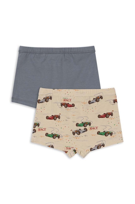 Dječje bokserice Konges Sløjd BASIC 2 PACK BOY BOXERS GOTS 2-pack KS101405 bež AW24