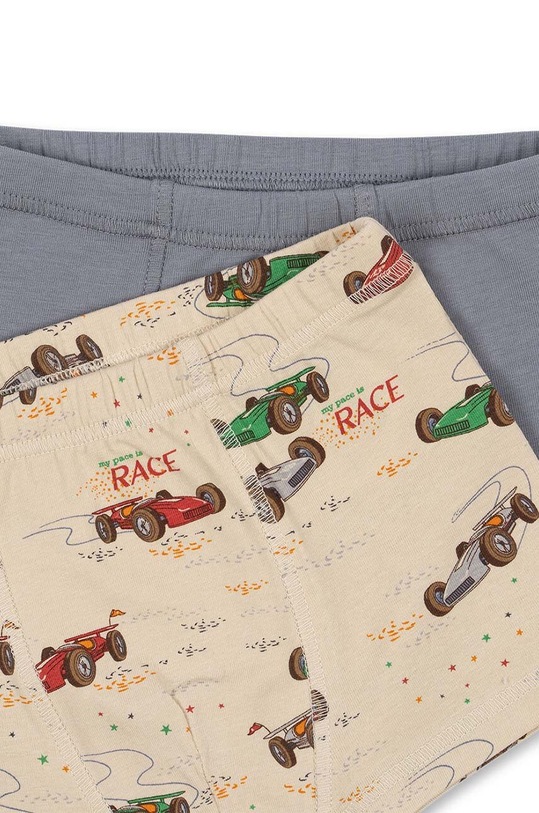 Dječaci Dječje bokserice Konges Sløjd BASIC 2 PACK BOY BOXERS GOTS 2-pack KS101405 bež
