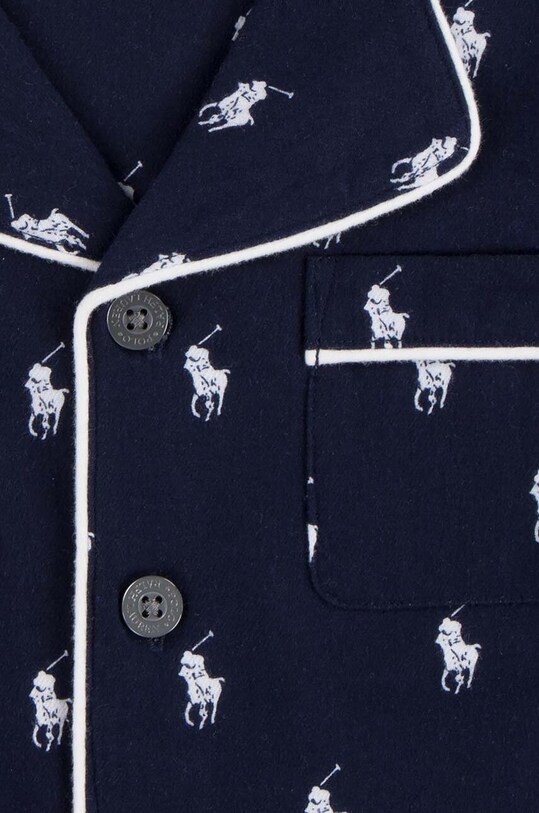 Băieți Polo Ralph Lauren pijamale de bumbac pentru copii 8P0137.BCV bleumarin