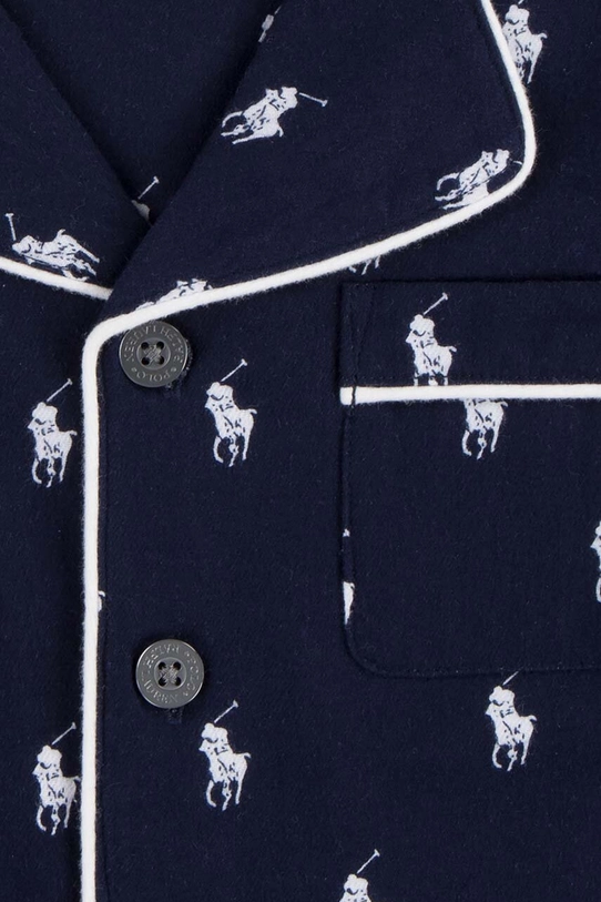 Chłopiec Polo Ralph Lauren piżama bawełniana dziecięca 8P0137.BCV granatowy