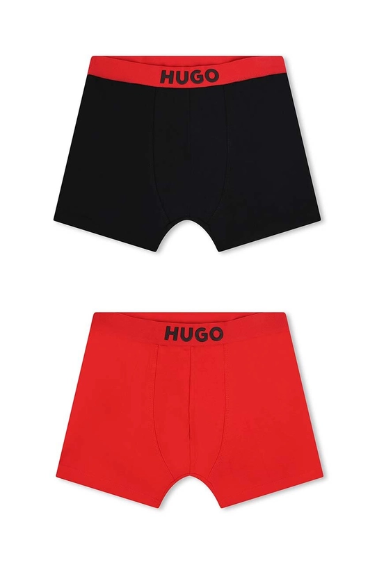 HUGO boxeri copii 2-pack boxeri negru G00256.