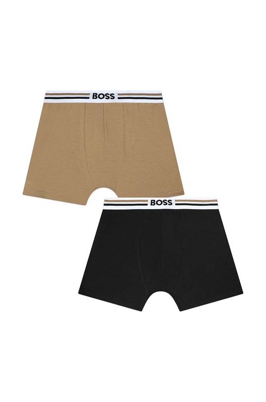 BOSS bokserki dziecięce 2-pack bokserki dopasowane granatowy J51596.