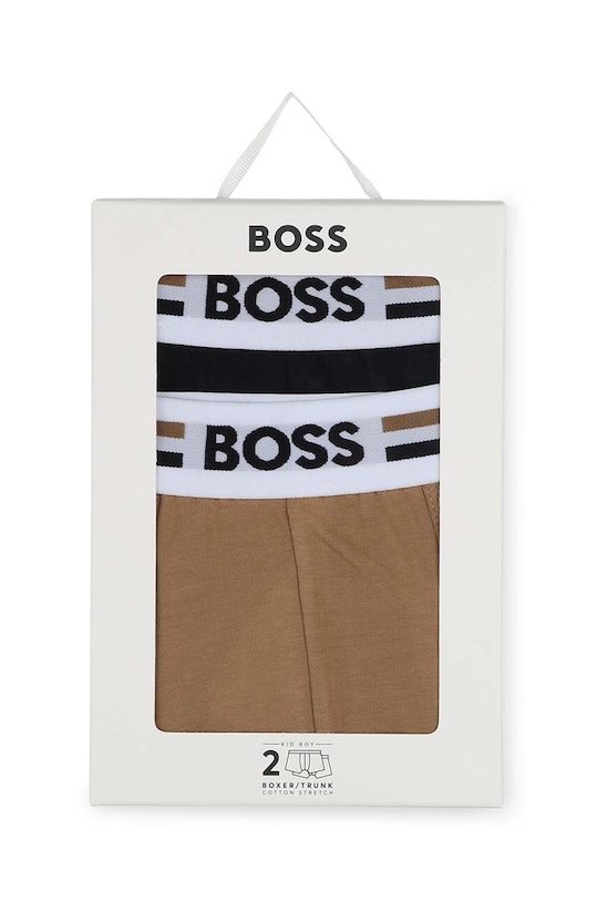 Dječje bokserice BOSS 2-pack J51596. mornarsko plava