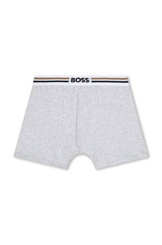 Chłopiec BOSS bokserki dziecięce 2-pack J51596. czarny