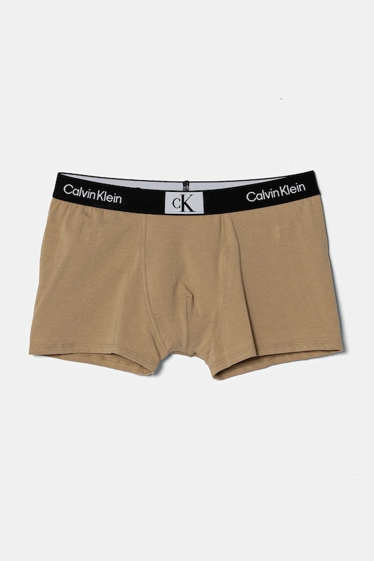 Băieți Calvin Klein Underwear boxeri copii 3-pack B70B700486.9BYH bej
