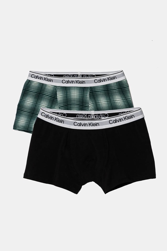 Dječje bokserice Calvin Klein Underwear 2-pack uske bokserice zelena B70B700490.9BYH