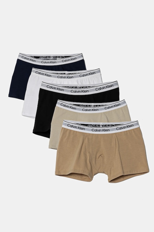 Dječje bokserice Calvin Klein Underwear 5-pack uske bokserice bež B70B700491.9BYH
