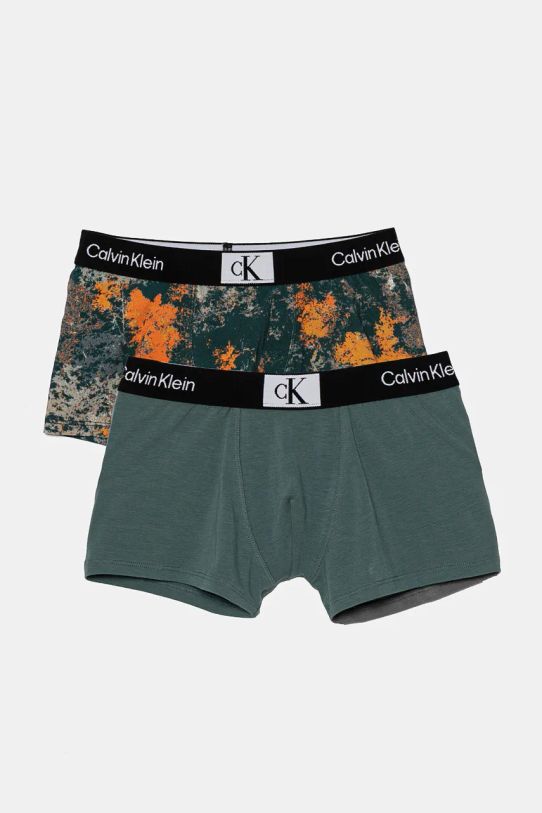 Calvin Klein Underwear bokserki dziecięce 2-pack 2-pack zielony B70B700497.9BYH