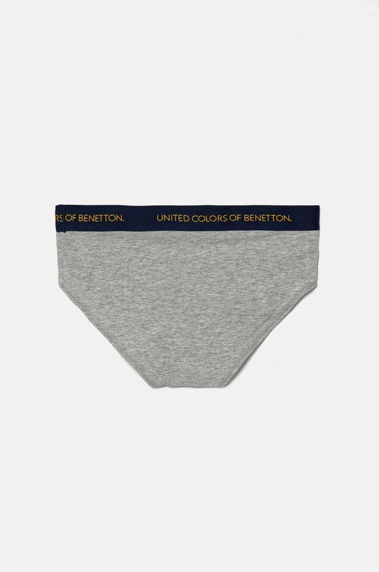 United Colors of Benetton slipy dziecięce 2-pack 3Q4C0S026.G.Seasonal szary