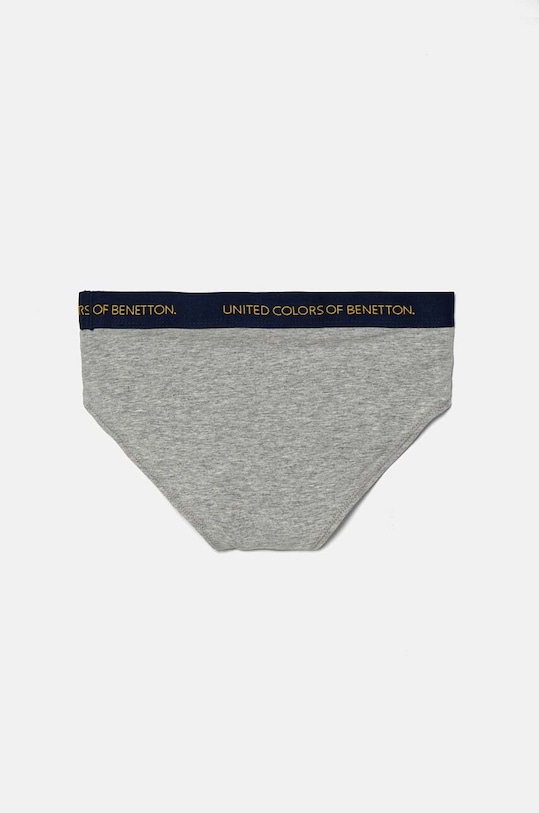 United Colors of Benetton slipy dziecięce 2-pack 3Q4C0S026.G.Seasonal szary