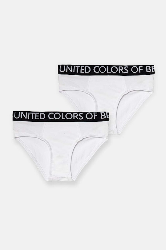 Dječje slip gaćice United Colors of Benetton Planet friendly bijela 3OP80S484.G.Reproposed