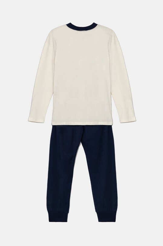 Detské bavlnené pyžamo United Colors of Benetton 3VD00P07A.G.Seasonal béžová AW24