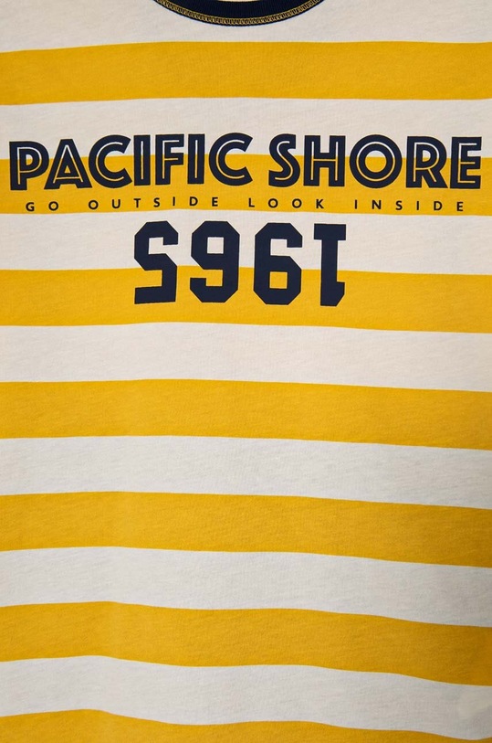 Dětské bavlněné pyžamo United Colors of Benetton žlutá 3D720P07B.G.Seasonal