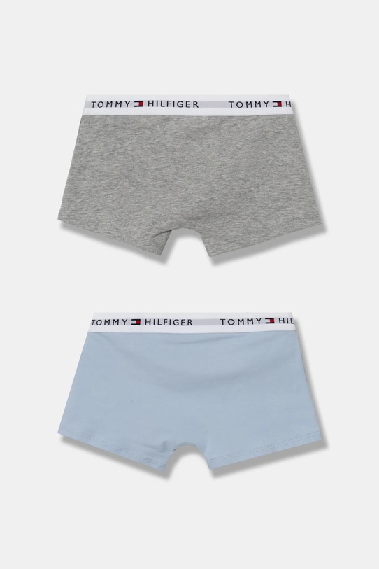 Detské boxerky Tommy Hilfiger 2-pak UB0UB00549.9BYH modrá AW24