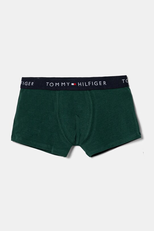 Chłopiec Tommy Hilfiger bokserki dziecięce 2-pack UB0UB00549.9BYH zielony