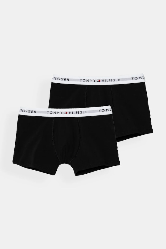 Дитячі боксери Tommy Hilfiger 2-pack візерунок чорний UB0UB00549.9BYH