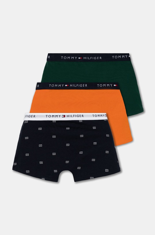 Dječje bokserice Tommy Hilfiger 3-pack UB0UB00551.9BYH narančasta AW24