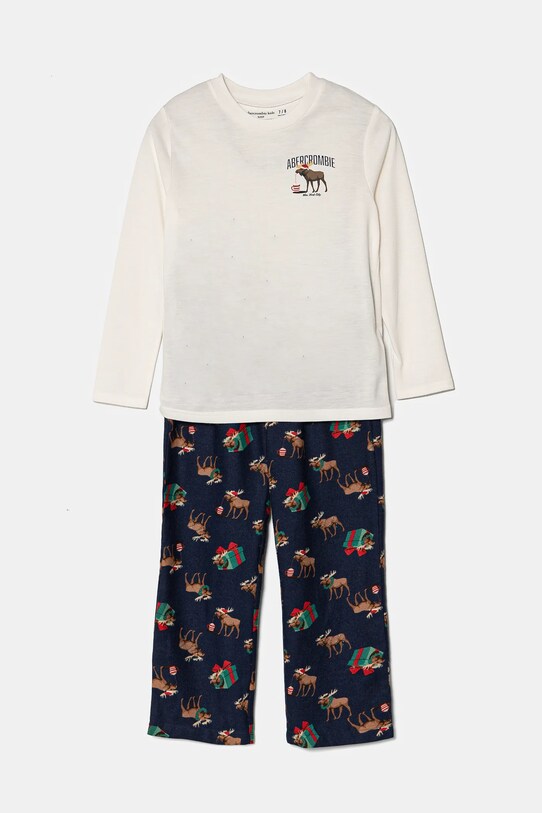 Abercrombie & Fitch pijama cu modele bej KI213.4021