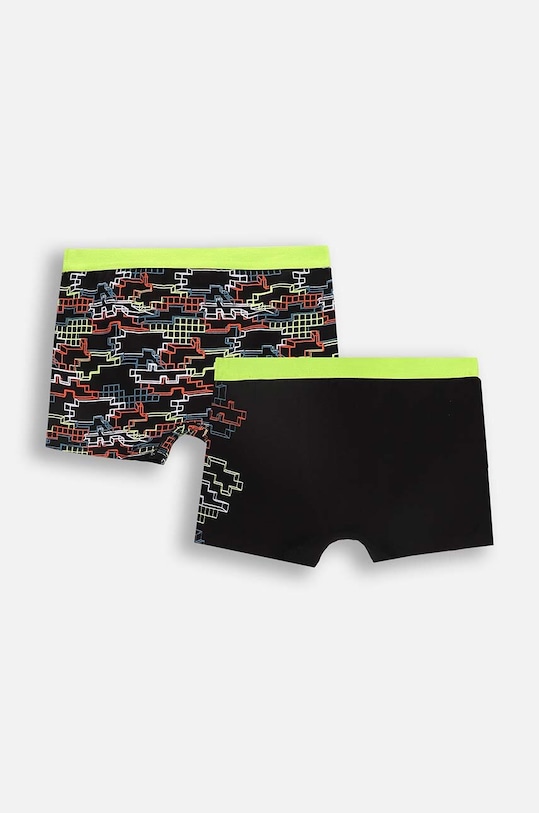 Coccodrillo bokserki bawełniane dziecięce 2-pack ZC4409508PAN czarny AW24