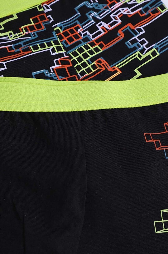 Chłopiec Coccodrillo bokserki bawełniane dziecięce 2-pack ZC4409508PAN czarny