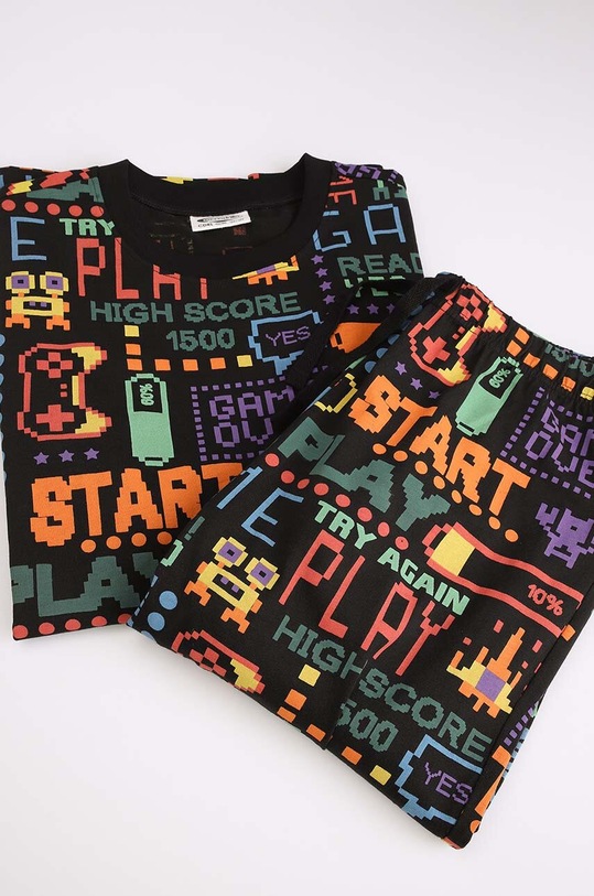 Dětské bavlněné pyžamo Coccodrillo ZC4448102PJS černá