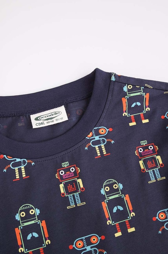 Băieți Coccodrillo set de pijama de bumbac pentru copii ZC4448105PJS bleumarin