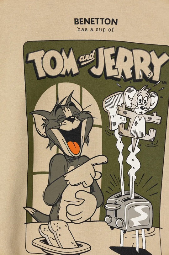 CHLAPEC Dětské pyžamo United Colors of Benetton 3DKE0P06Y.G.Seasonal béžová