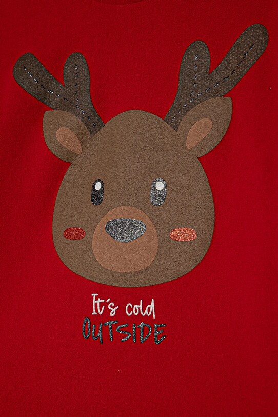 Dětské pyžamo United Colors of Benetton červená 3DFQ0P08N.G.Seasonal