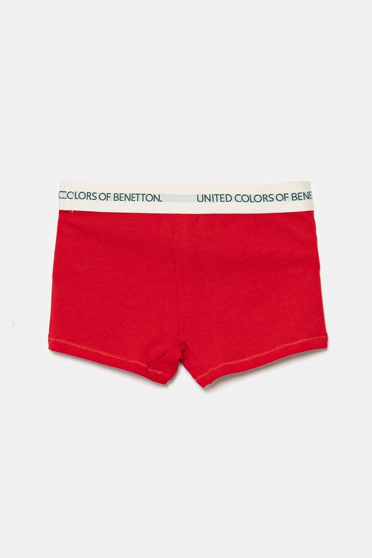 Dětské boxerky United Colors of Benetton 32IM0X01A.G.Seasonal červená AW24